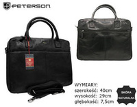 Torba skórzana PETERSON PTN 215-CMI
