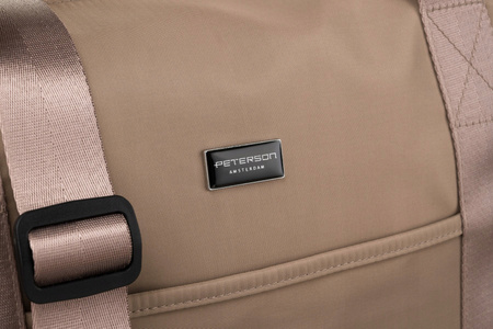 Spacious women's handbag PTN CTY-12 Beige