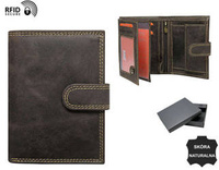 Leather men wallet N4L-CHM-NL