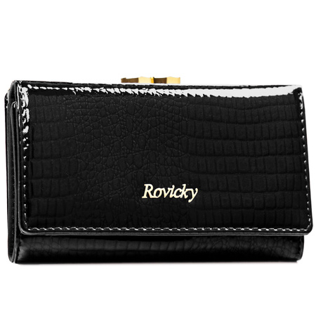 Portfel damski skórzany RH-23-1-RS Black