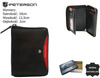 Portfel męski skórzany PTN 340.01 Black+Red