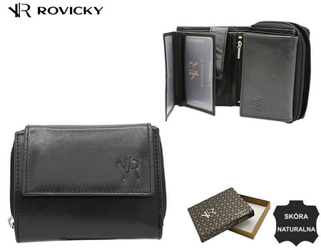 Portfel skórzany RFID ROVICKY 1509-GOAN