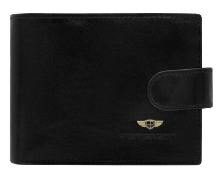 Peterson leather wallet PTN N992L- VT BLACK 6138