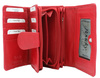 Portfel skórzany R-615-DDW Red