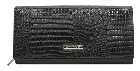 Portfel skóra + PU PN20-RS Black