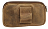 Skórzana saszetka na pasek 3607-MH Tan