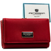 Portfel damski skóra naturalna+PU PTN PS108-HNL Red