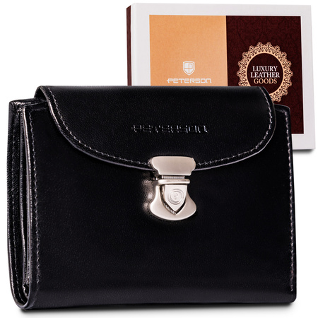 Portfel damski skórzany PTN RD-26-GCL Black