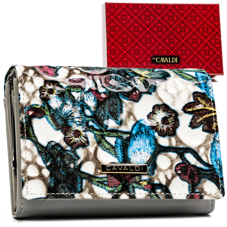 Leather & leatherette wallet RFID 4U CAVALDI PN30-BCF