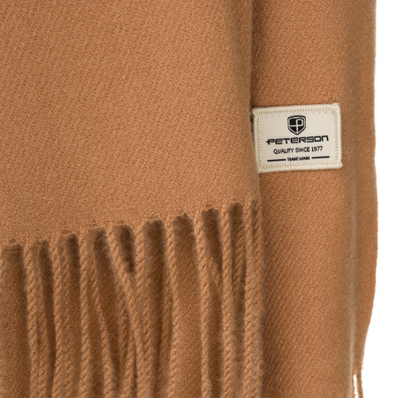 Large Women's Scarf with Fringes Peterson PTN SPV73 Dark Yellow