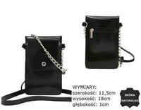 Leather bag 1642-SB Black