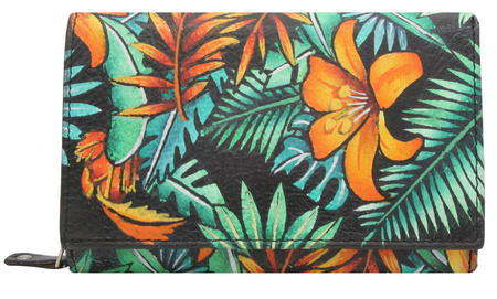 Women's leather wallet R-N19-ART