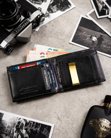 Three-Piece Gift Set: Men's Wallet, Cardholder and Keychain by Peterson PTN SET3-N79-VT