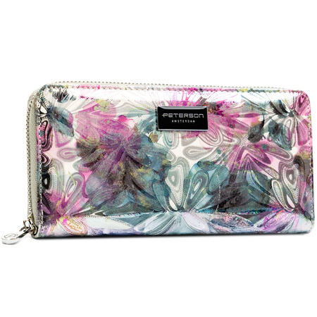 Portfel skóra + PU PTN PX25-1-NPK Pink