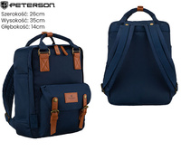 Plecak PTN GAMMA Navy Brown