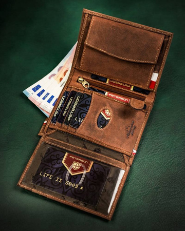 PETERSON PTN 333PW RFID leather wallet