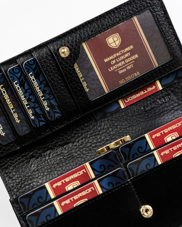 Portfel skórzany RFID PETERSON PTN ST-467