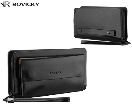 Saszetka PU do ręki R-SDR-04-S Black