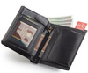 PETERSON PTN 324 2-1-1 BLACK RFID leather wallet