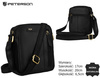 Natural leather Men's shoulder bag PTN 705-OPU Black