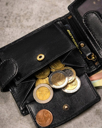 Zestaw prezentowy: portfel skórzany i brelok PETERSON PTN SET-M-1549L-GVT