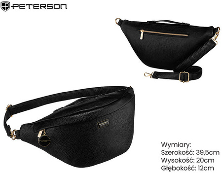 Saszetka nerka PU PTN SSY-2-F19 Black