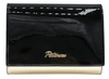 Portfel damski skórzany PTN 1N-445 Black+Gold