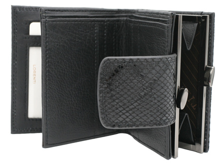 Portfel damski skórzany 42329-MKR Black