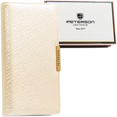 Portfel damski eko PTN 005-NF8 Ecru