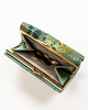 Exotic Pattern Natural Leather Women's Wallet Peterson PTN 42108-SFL Blue