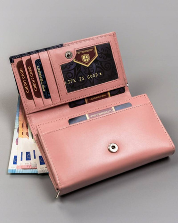 PETERSON PTN RD-22-GCL-Y RFID leather wallet