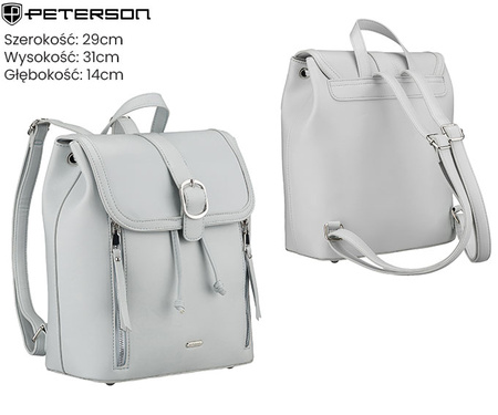 Plecak damki PU R-L61409 Gray