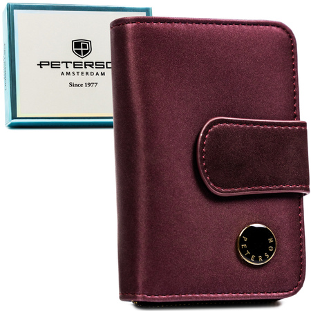 Portfel damski skóra naturalna+PU PTN PS115-HNL Purple
