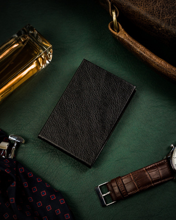 Etui ze skóry eko M6102-NL Black