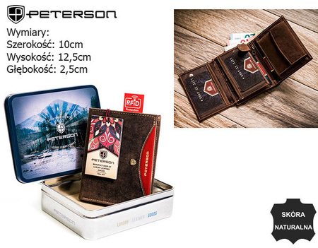 PETERSON PTN 317.01 RFID leather wallet
