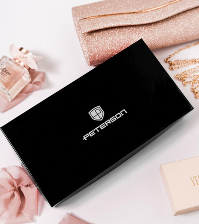 Portfel skórzana RFID PETERSON PTN D314-BFA