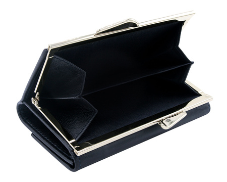 Portfel damski skórzany RD-18-GCL Navy