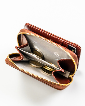 Portfel damski PU PTN 010-HF Brown