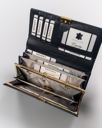 Women's leather wallet RH-24A-1-SH