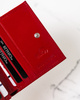 Women's natural leather wallet RD-AN01-GCL RED