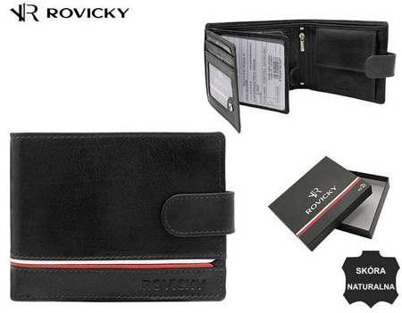 Portfel męski skórzany R-N992L-CPL-1020 Black