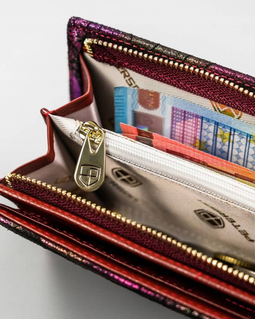 PETERSON PTN 421431-MD RFID leather wallet