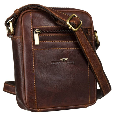 PTN BT-117-COM COGNA leather bag