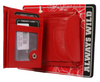 Portfel damski skórzany N202-SCL-BL Red