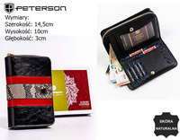 PETERSON PTN ST-418 RFID leather wallet