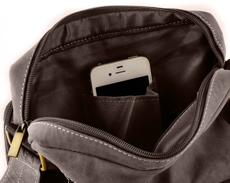 Torba skórzana 250839-MH BROWN