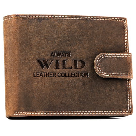 Portfel męski skórzany na blistrze N992L-CHM-BL Cognac