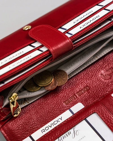 ROVICKY R-42102-SG RFID leather wallet