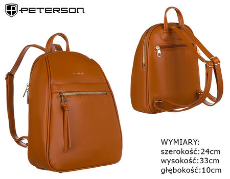 PETERSON PTN PLEC-ALE-2 eco leather backpack
