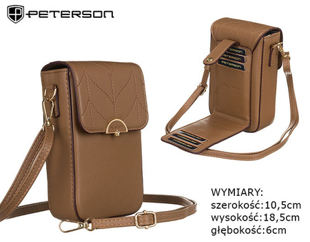 Torba z eko skóry PETERSON PTN M-16